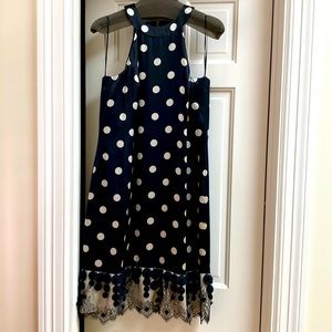 Linda Cunningham Silk Polka Dot Dress with Jacket included
